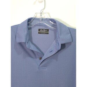 Ben Hogan Men's Blue Performance Polo — Short Sleeve Lightweight Golf Shirt
